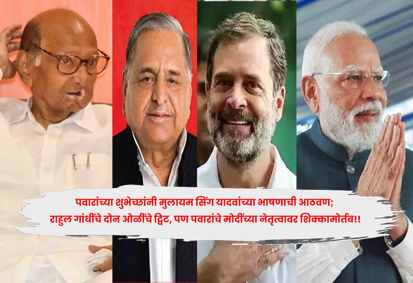 Sharad pawar and Rahul gandhi