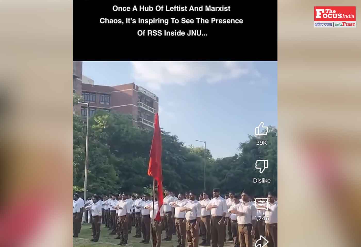 RSS flag in JNU